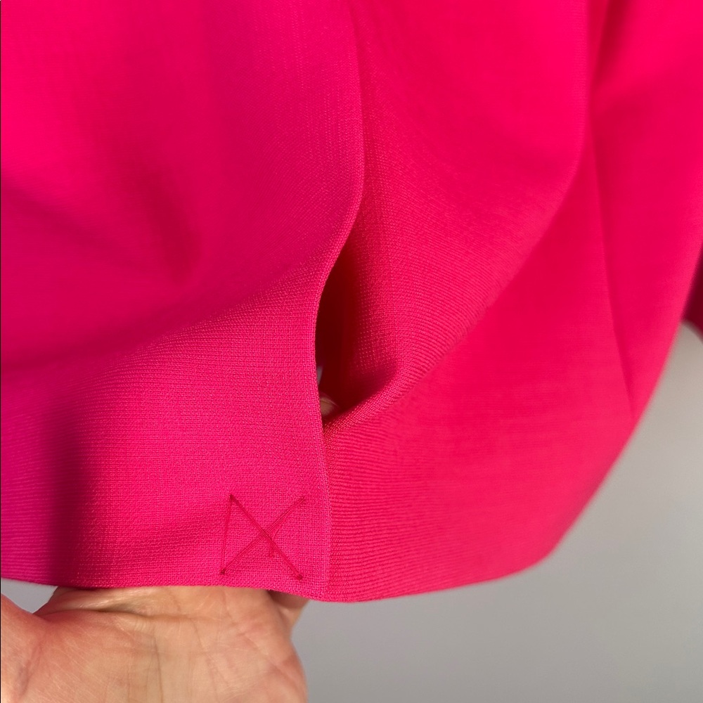 NEW BA&SH Cher Oversized Blazer Fuchsia Menswear Inspired Jacket Feminine Office - Picture 11 of 16